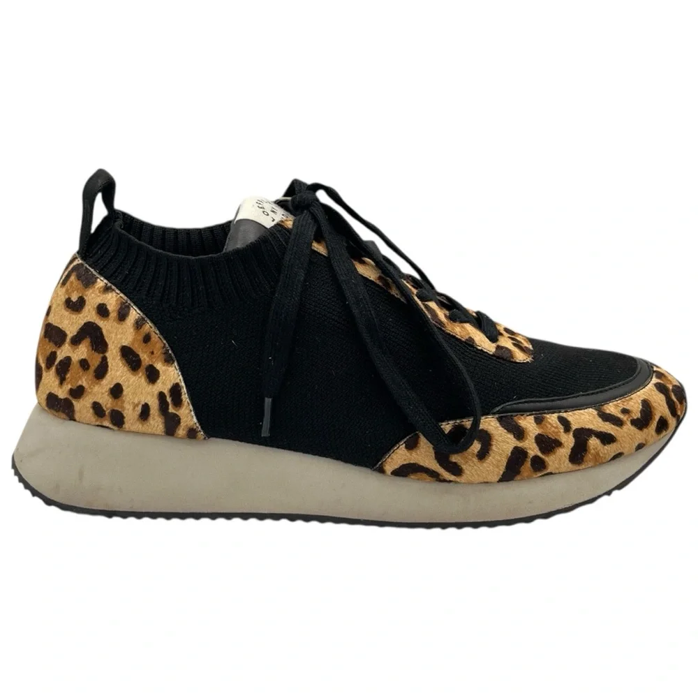 Loeffler Randall Remi Sneakers in Leopard Calf Hair US 9.5 - Picture 4 of 11